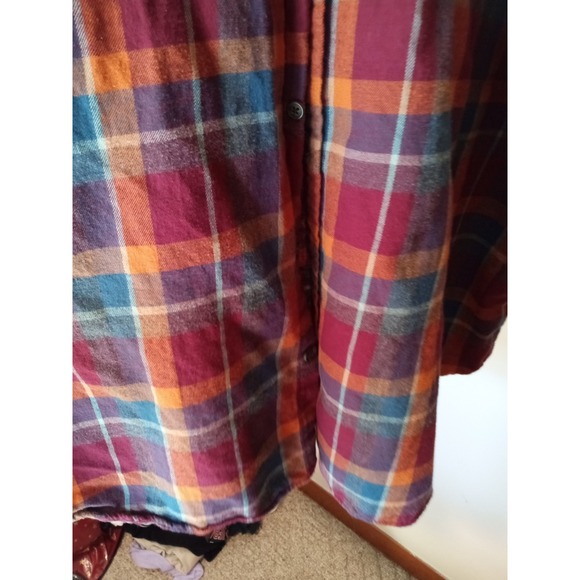 The Foundry Shirt Mens 3XL Plaid Button Up Long Sleeve Pocket Hiking Flannel - Picture 7 of 10